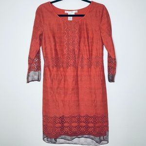 Studio M sheath terracotta dress